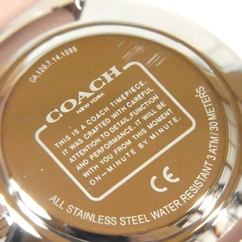 COACH コーチ 14503258 PERRY WATCH ペリー ウォッチ 腕時計 ピンク系【極上美品】【中古】
