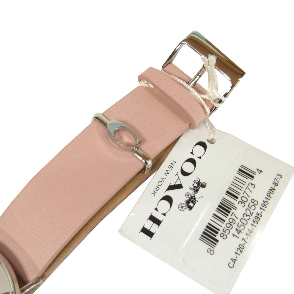 COACH コーチ 14503258 PERRY WATCH ペリー ウォッチ 腕時計 ピンク系【極上美品】【中古】
