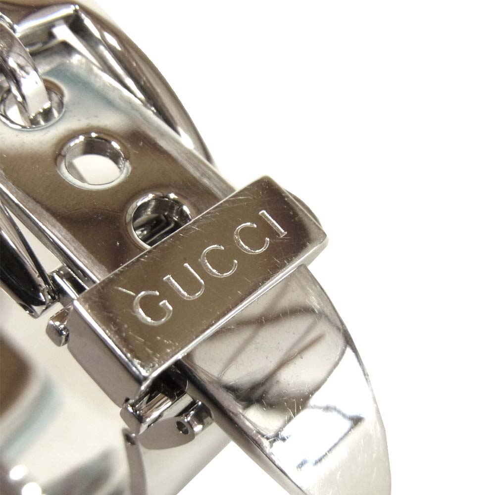 GUCCI グッチ 6700L ラウンドフェイス ステンレススチール リストウォッチ 腕時計 シルバー系【中古】