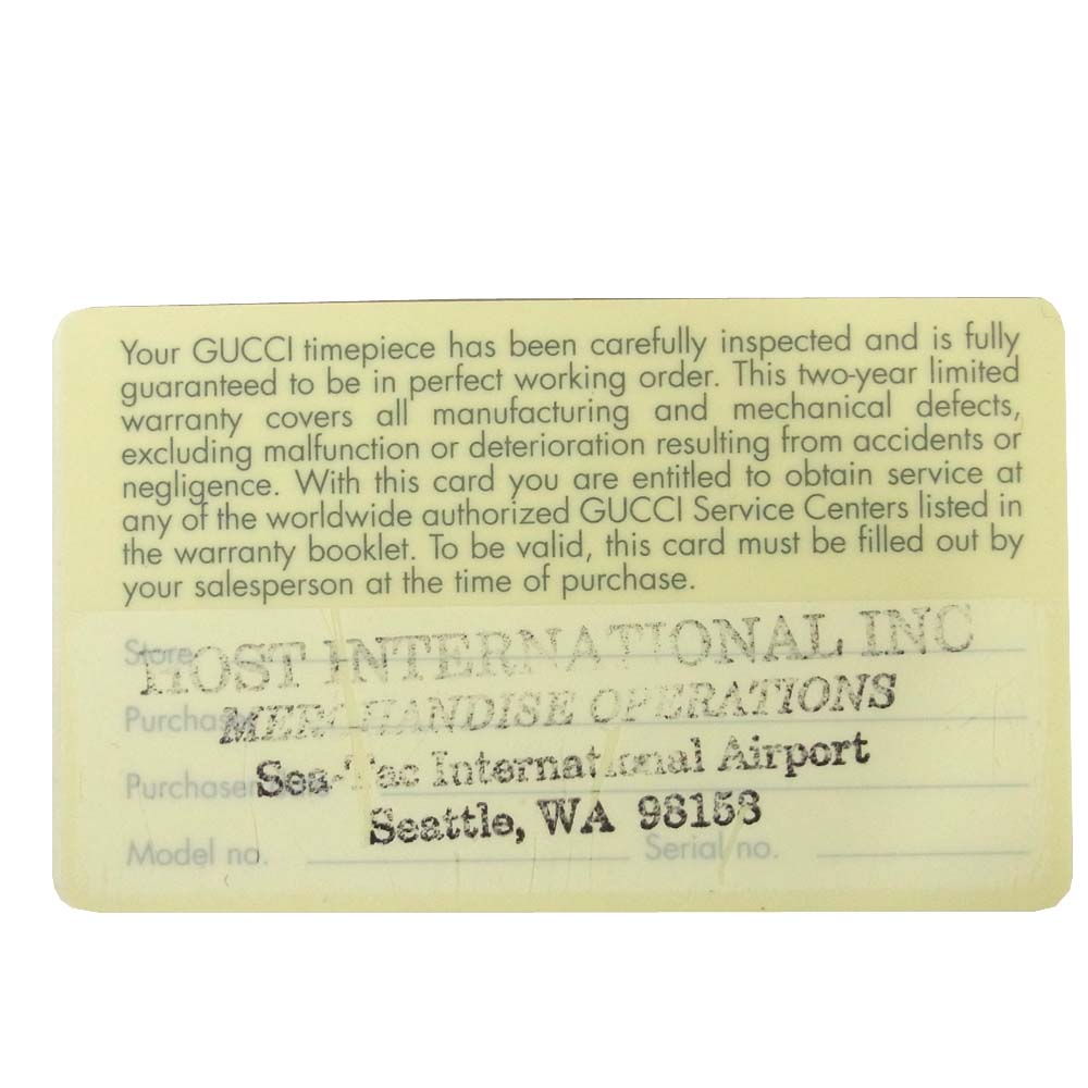 GUCCI グッチ 6700L ラウンドフェイス ステンレススチール リストウォッチ 腕時計 シルバー系【中古】