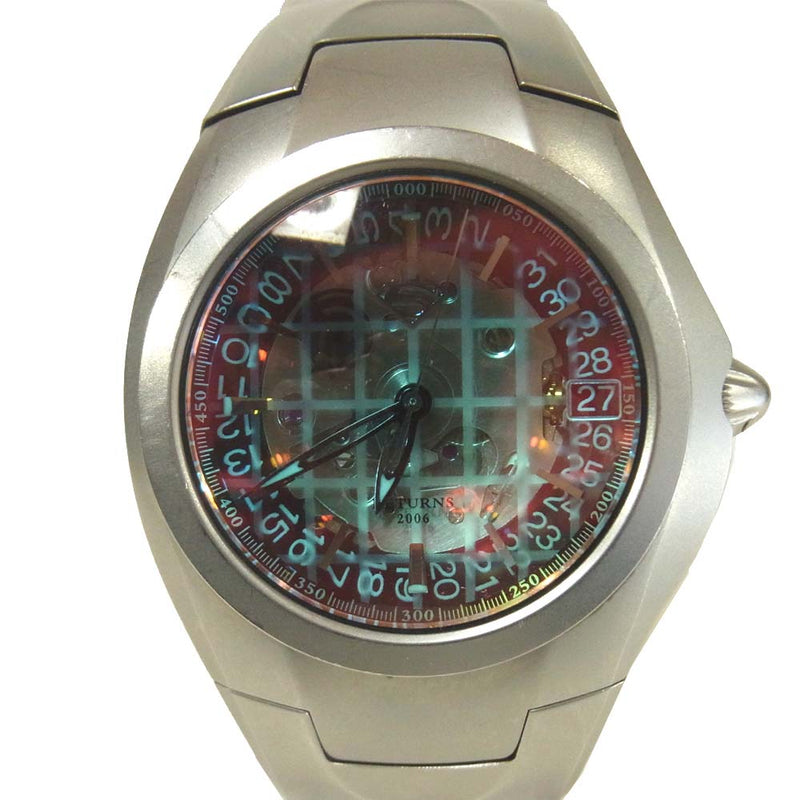 ジーエスエックス GSX904SPM SUPER MAN スーパーマン リターンズ 腕時計 日本製 シルバー系【中古】