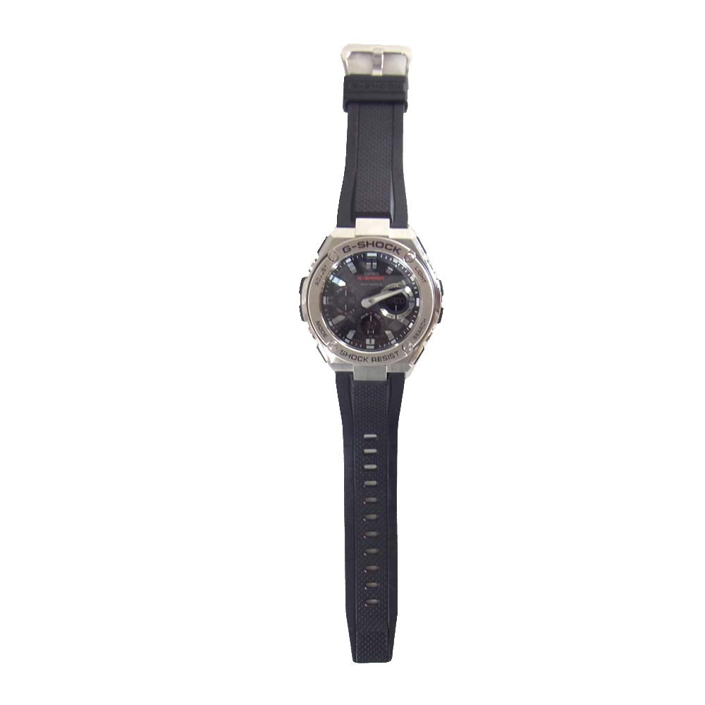 G-SHOCK ジーショック GST-W110 G-STEEL Gスチール タフソーラー ブラック系【極上美品】【中古】