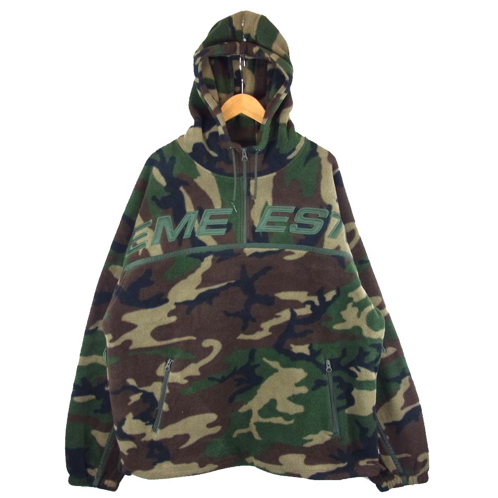 Supreme シュプリーム 19AW POLARTEC HALF ZIP HOODED SWEATSHIRT XL【新古品】【未使用】【中古】
