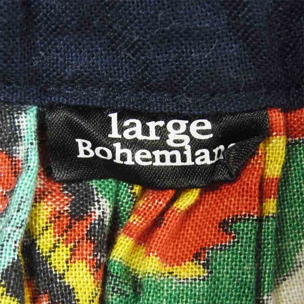 BOHEMIANS ボヘミアンズ ラージボヘミアン スカート コットン 日本製 ダークネイビー系 レッド系 L【中古】