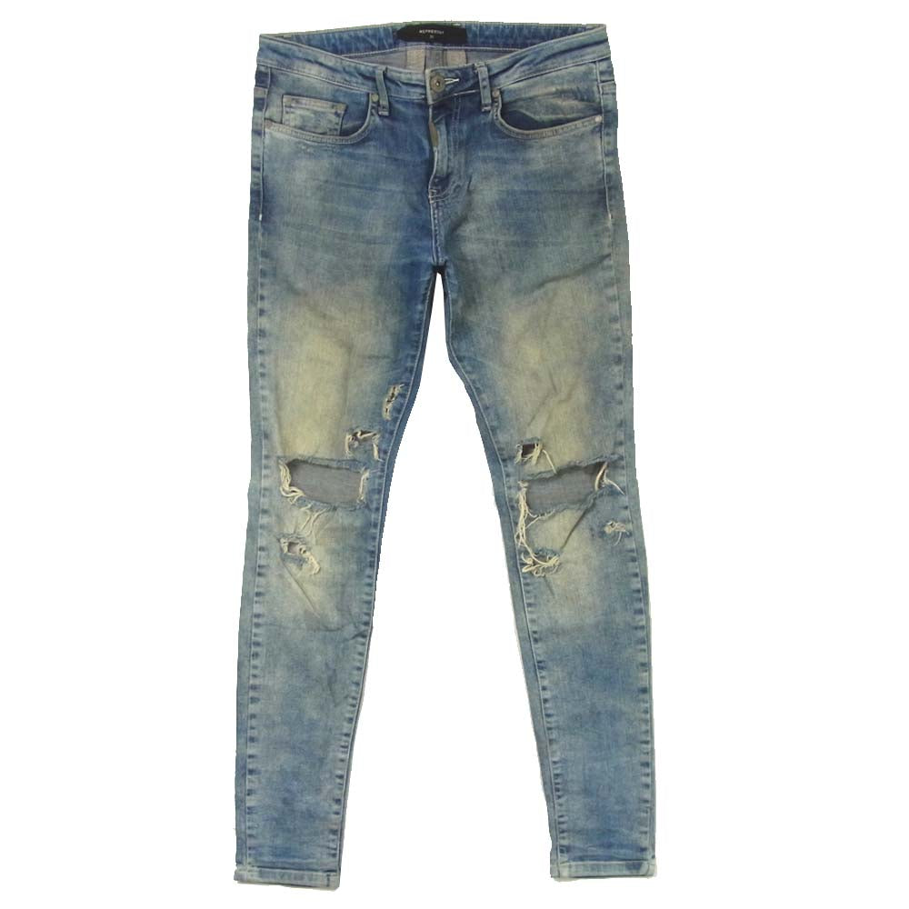 リプレゼント DESTROYER DENIM クラッシュデニム パンツ インディゴブルー系 30【中古】