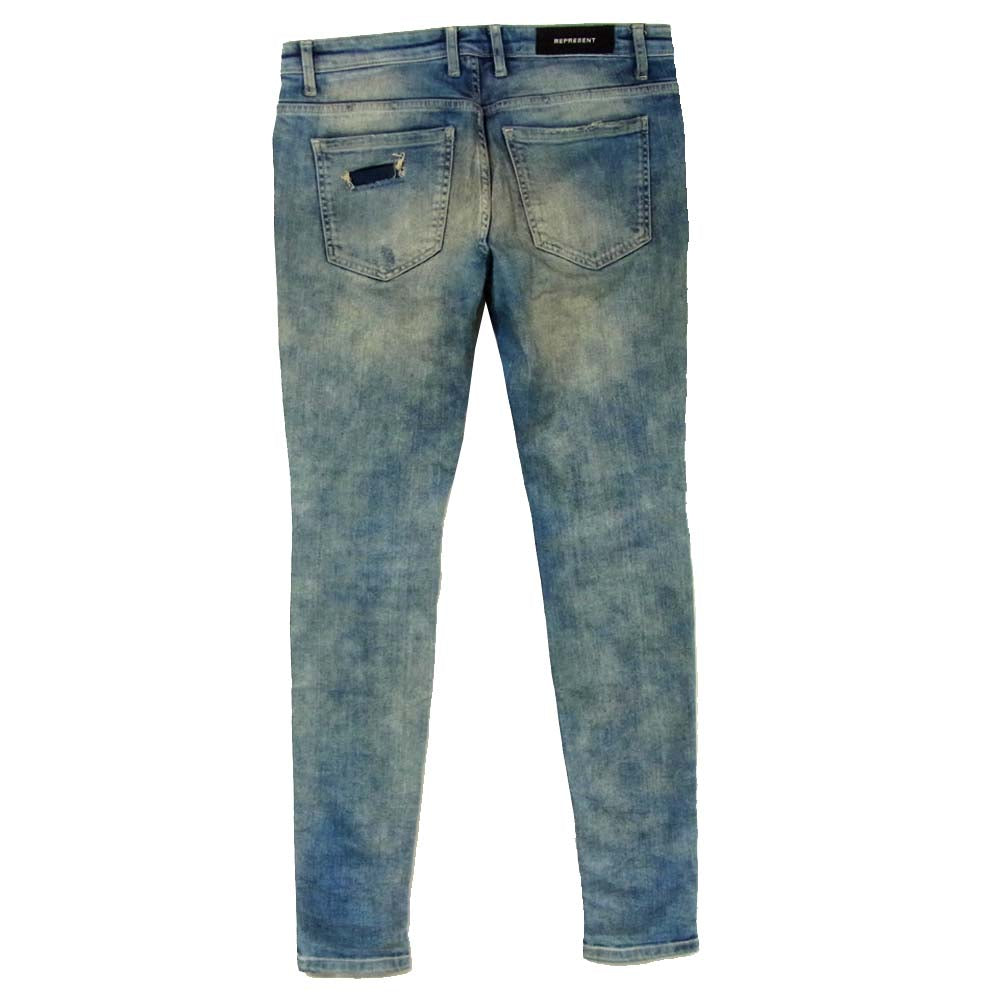 リプレゼント DESTROYER DENIM クラッシュデニム パンツ インディゴブルー系 30【中古】