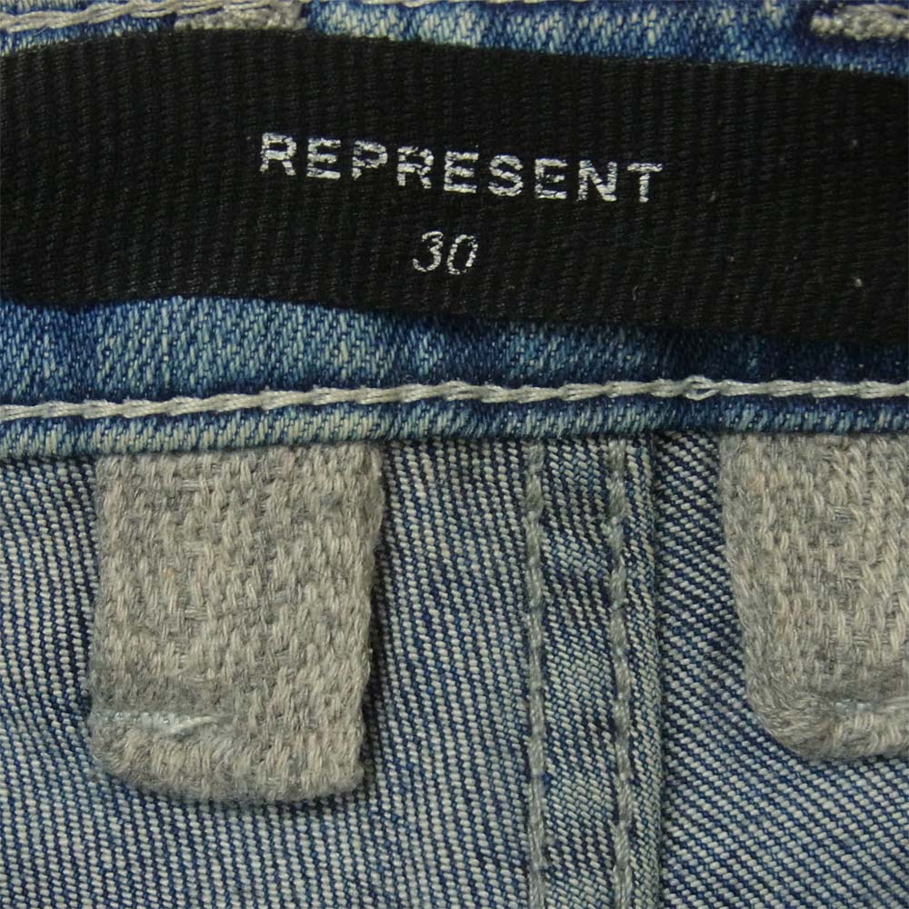 リプレゼント DESTROYER DENIM クラッシュデニム パンツ インディゴブルー系 30【中古】