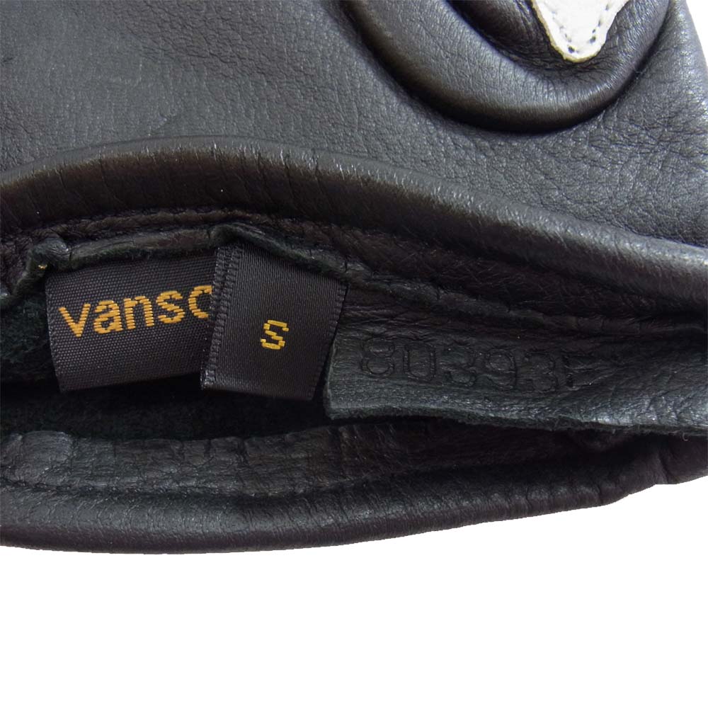 Supreme シュプリーム 17AW ×バンソン Vanson Leather X-Ray Gloves レザーグローブ ブラック系 S【美品】【中古】
