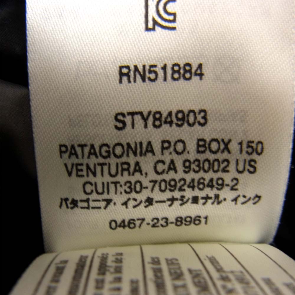 patagonia パタゴニア 18AW 84903 Wendigo Down Jacket  ウェンディゴ ブラック系 S【新古品】【未使用】【中古】