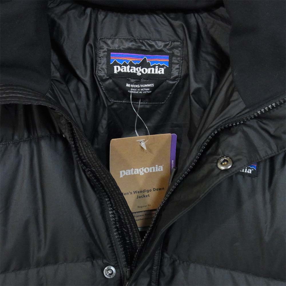 patagonia パタゴニア 18AW 84903 Wendigo Down Jacket  ウェンディゴ ブラック系 M【新古品】【未使用】【中古】