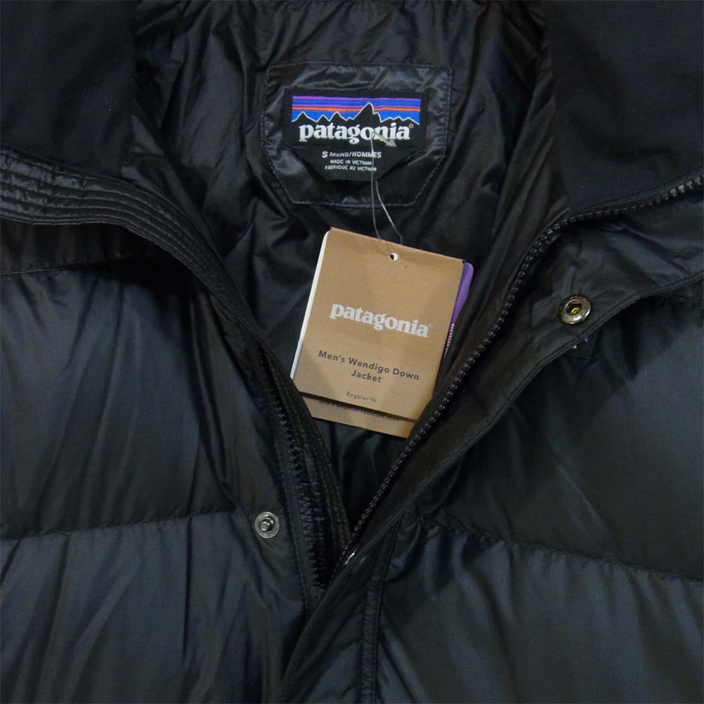 patagonia パタゴニア 18AW 84903 Wendigo Down Jacket ウェンディゴ ブラック系 S【新古品】【未使用】【中古】