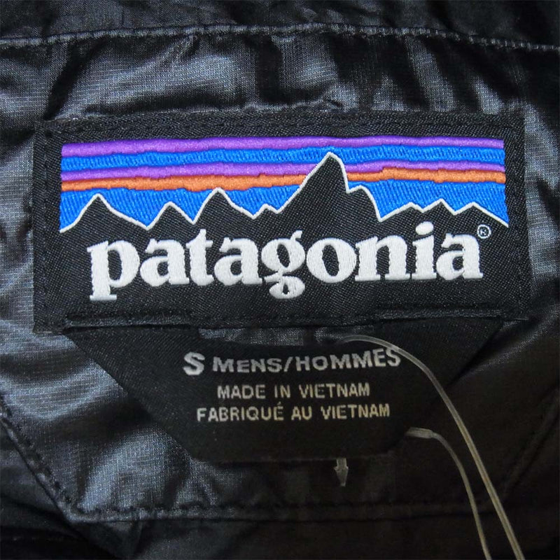 patagonia パタゴニア 18AW 84903 Wendigo Down Jacket ウェンディゴ ブラック系 S【新古品】【未使用】【中古】
