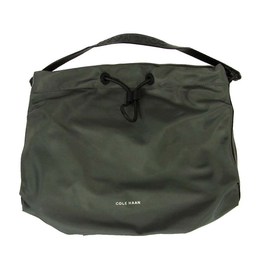 COLE HAAN コールハーン CHR1402 ナイロン レザー バッグ 中国製 グレー系【中古】