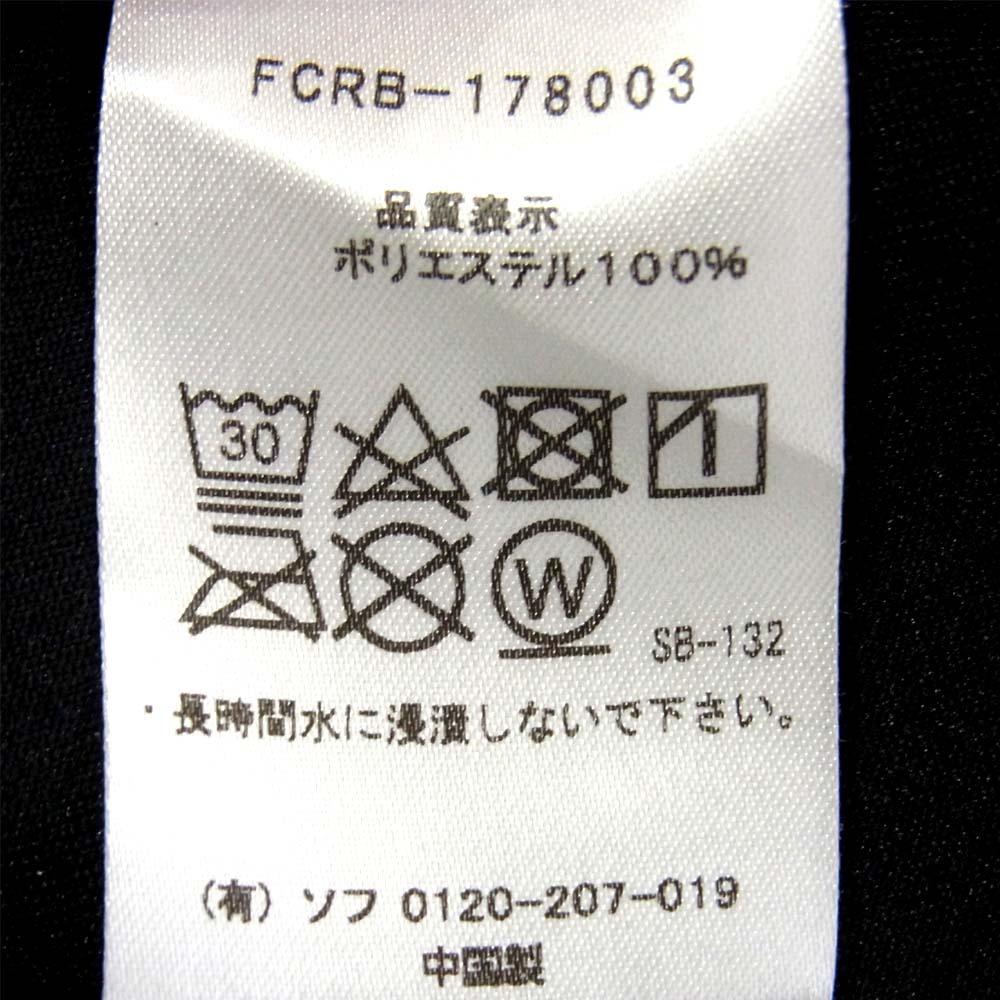 F.C.R.B. エフシーアールビー 17AW FCRB-178003 SIDE LINE PDK PANTS サイドライン トラック パンツ ブラック系 S【美品】【中古】