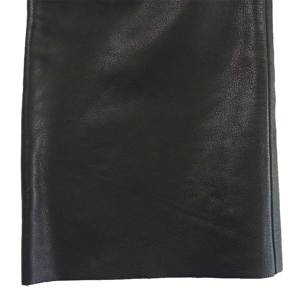 ロアーズオリジナル 牛革 カウレザー パンツ 日本製 ブラック系 L【中古】