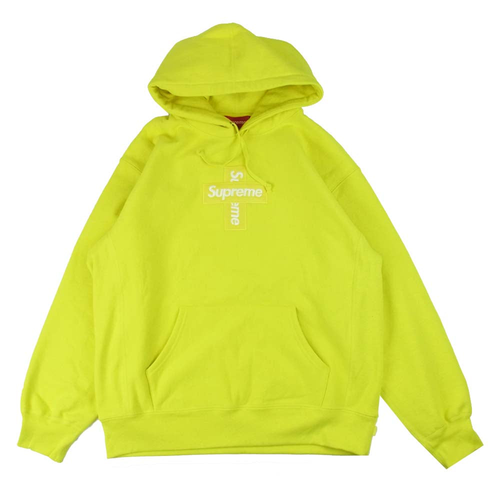Supreme CrossBoxLogo Hooded Sweatshirt M