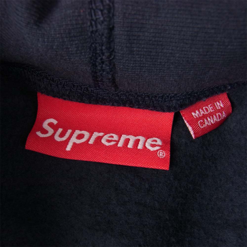 Supreme シュプリーム Cross Box Logo Hooded Sweatshirt クロスボックスロゴ フーデッド スウェット パーカー Navy ネイビー系 L【新古品】【未使用】【中古】