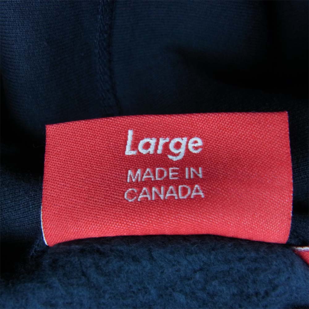 Supreme シュプリーム Cross Box Logo Hooded Sweatshirt クロスボックスロゴ フーデッド スウェット パーカー Navy ネイビー系 L【新古品】【未使用】【中古】