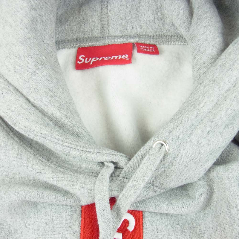 Supreme シュプリーム 20AW Cross Box Logo Hooded Sweatshirt クロスボックスロゴ フーデッド スウェット パーカー Heather Grey グレー系 S【新古品】【未使用】【中古】