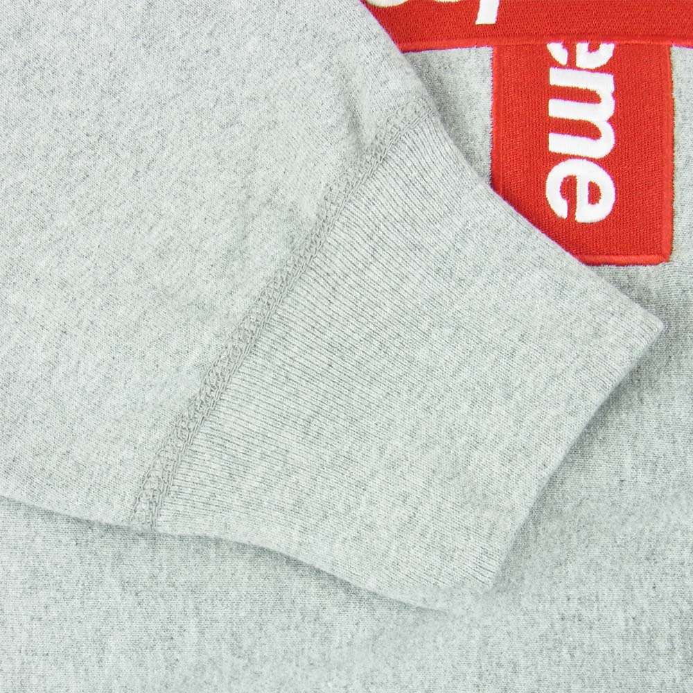 Supreme シュプリーム 20AW Cross Box Logo Hooded Sweatshirt クロスボックスロゴ フーデッド スウェット パーカー Heather Grey グレー系 S【新古品】【未使用】【中古】