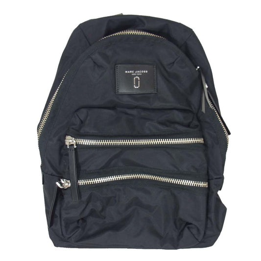 MARC JACOBS マークジェイコブス NYLON BIKER ナイロン バイカー バックパック リュック ブラック系【中古】