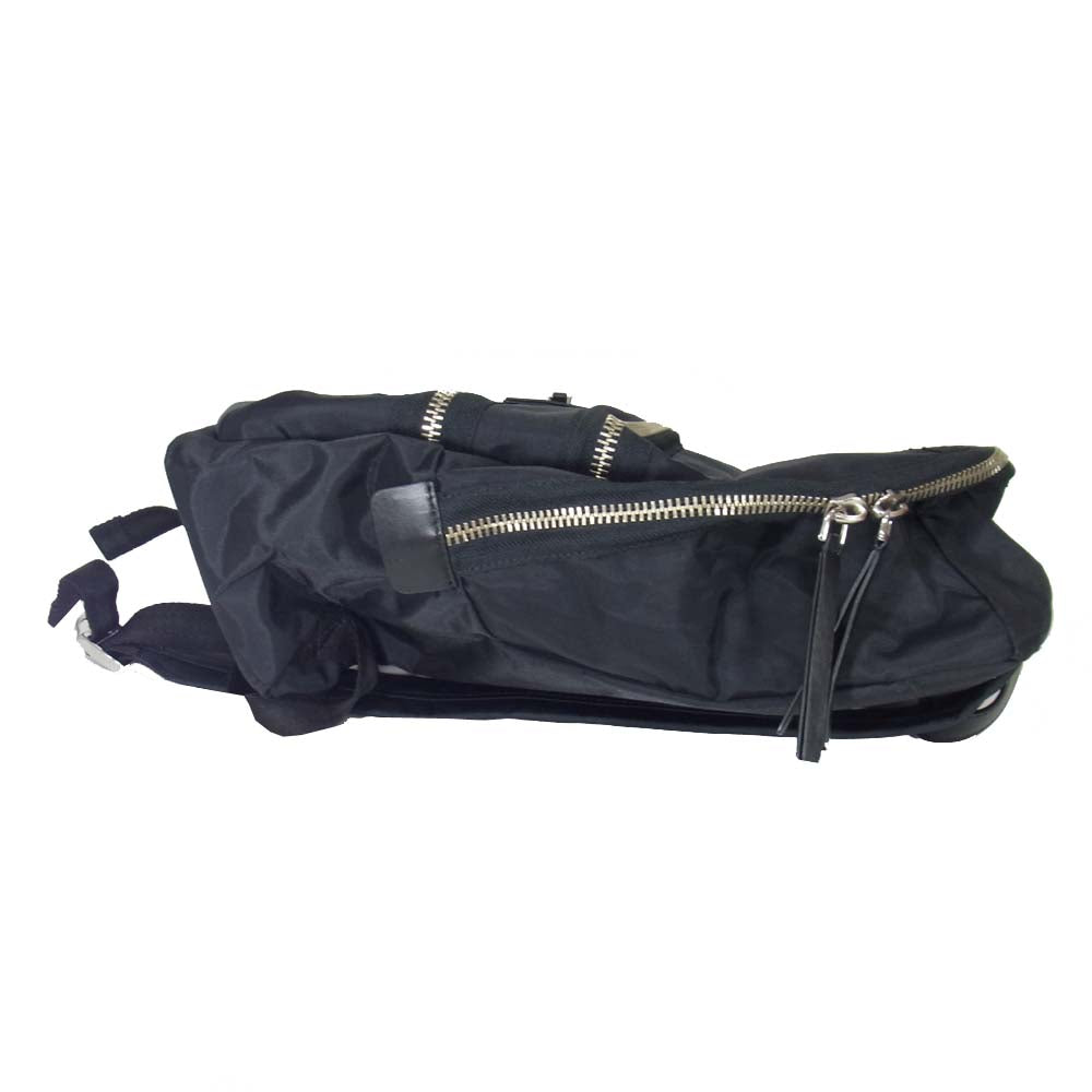 MARC JACOBS マークジェイコブス NYLON BIKER ナイロン バイカー バックパック リュック ブラック系【中古】