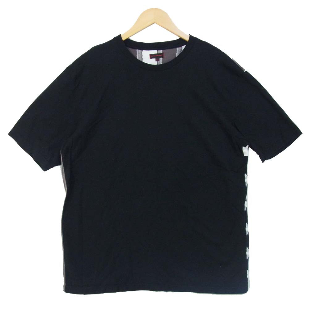 クロットアパレル 星条旗 切替 Tシャツ ブラック系 XL【中古】