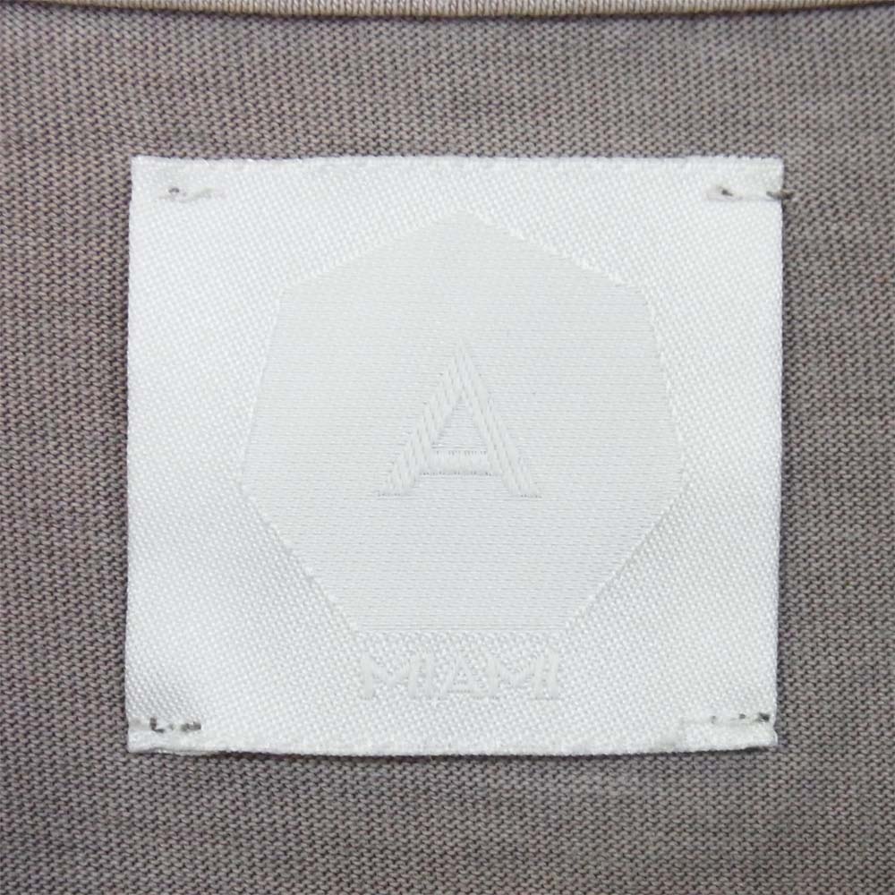 アルケミスト 19SS AL-S19-0000-059 BLESSED プリント ダメージ加工 Tシャツ グレー系 L【中古】