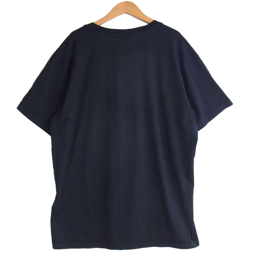 STONE ISLAND ストーンアイランド 20SS 国内正規品 コットン ジャージー クルーネック ロゴ Tシャツ ブラック系 XXL【中古】