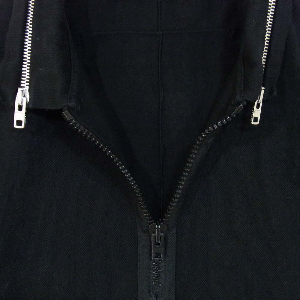 GIVENCHY ジバンシィ 17J 7250 654 ジップ ポロシャツ ダークネイビー系 XL【中古】