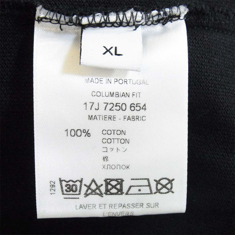 GIVENCHY ジバンシィ 17J 7250 654 ジップ ポロシャツ ダークネイビー系 XL【中古】