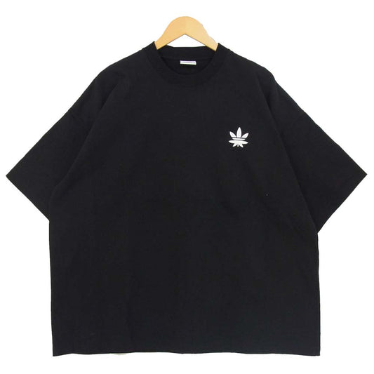 VETEMENTS ヴェトモン 20SS SS20TR409 国内正規品 Maria Logo Tee マリファナ ロゴ バックプリント Tシャツ ブラック系 S【中古】