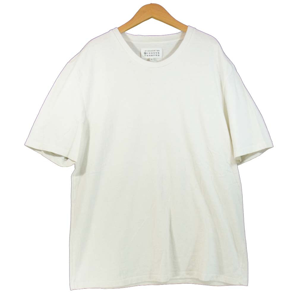 MAISON MARGIELA メゾンマルジェラ REPLICA LABEL TEE レプリカ ラベル Tシャツ ホワイト系 50【中古】