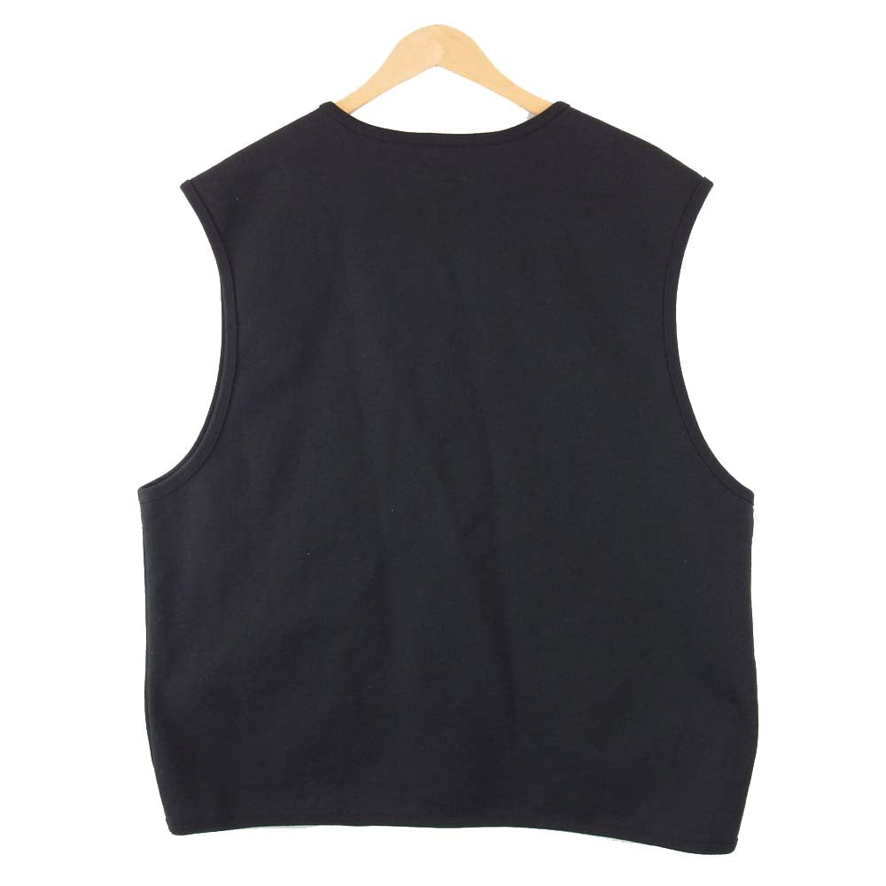 Supreme シュプリーム 20AW Zip Up Sweat Vest ジップ スウェット ベスト ブラック系 L【中古】