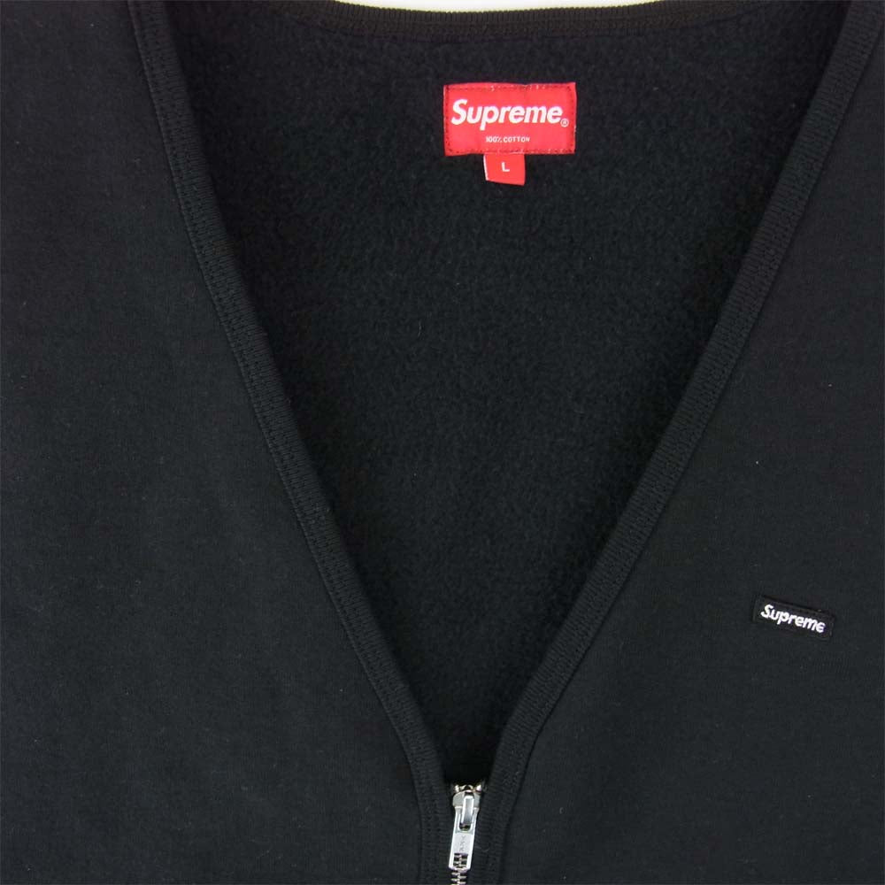 Supreme シュプリーム 20AW Zip Up Sweat Vest ジップ スウェット ベスト ブラック系 L【中古】