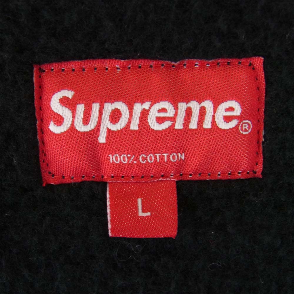 Supreme シュプリーム 20AW Zip Up Sweat Vest ジップ スウェット ベスト ブラック系 L【中古】