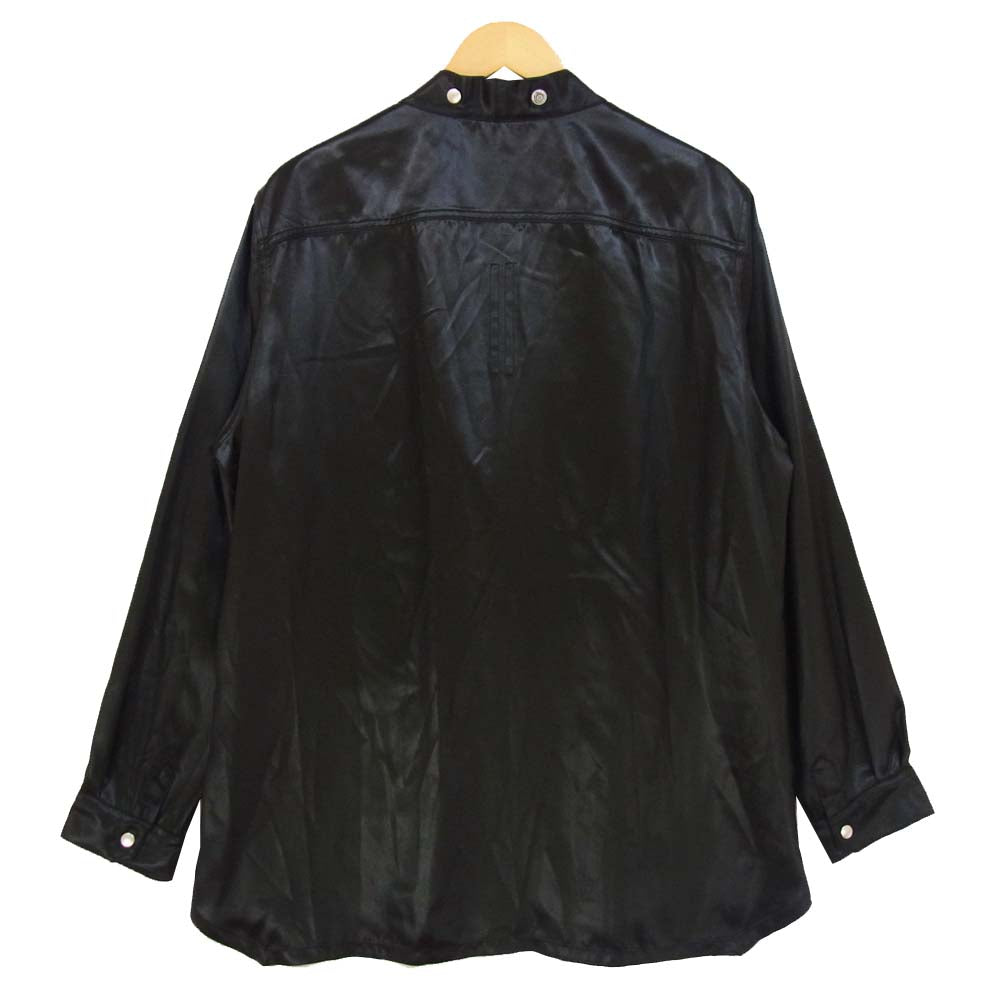Rick Owens リックオウエンス 20AW RU20F3287 Larry Shirt ラリー シャツ ブラック系 44【美品】【中古】