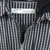 OFF-WHITE オフホワイト 19SS バックプリント チェック ジップ フード ジャケット ブラック系 XL【中古】
