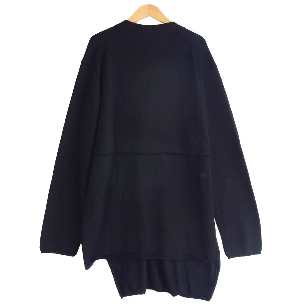 COMME des GARCONS HOMME PLUS コムデギャルソンオムプリュス 20AW PF-N019 ねじれ カーディガン ブラック系 L【美品】【中古】