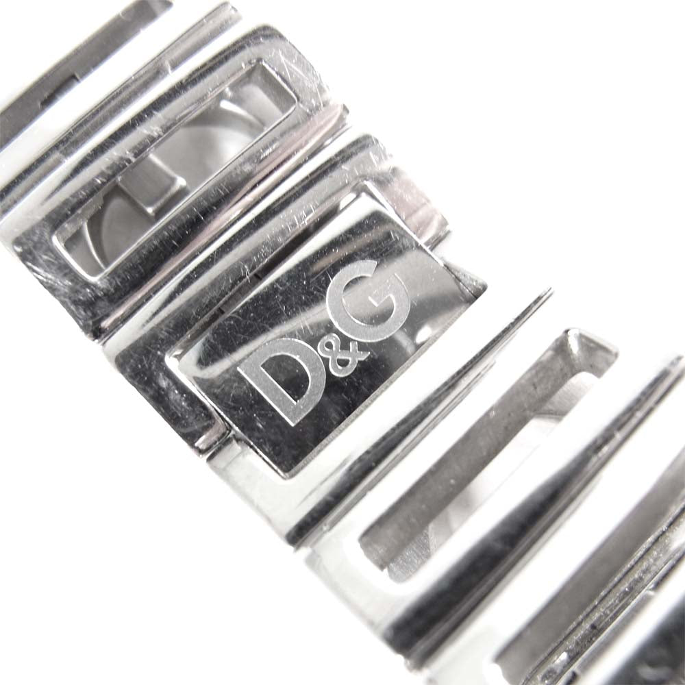 DOLCE&GABBANA ドルチェアンドガッバーナ D&G ロゴ ブレスレット ウォッチ シルバー系【中古】