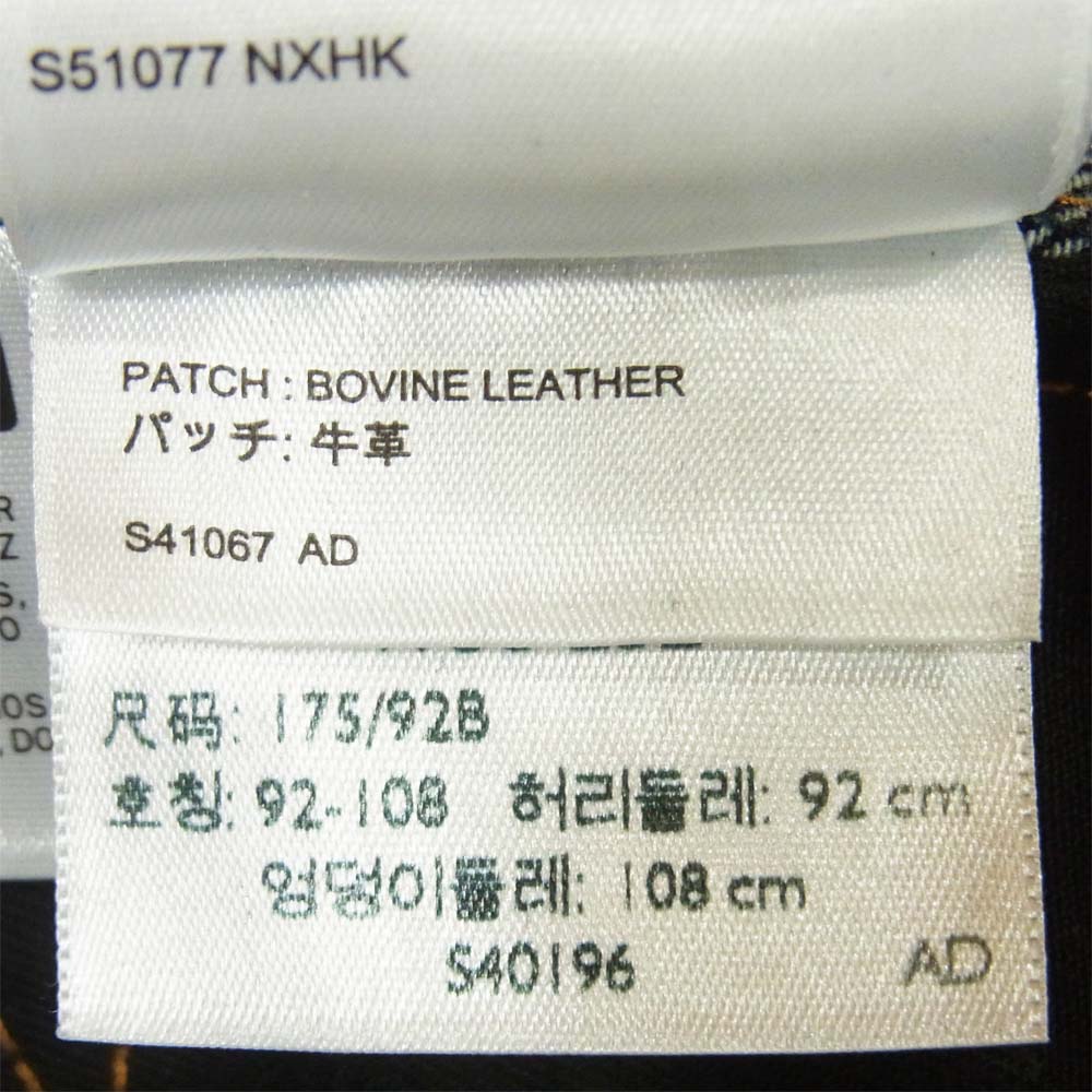 WHITE MOUNTAINEERING ホワイトマウンテニアリング 17868-0003 LMC 9oz DENIM PANTS 505 パッチワーク デニム パンツ インディゴブルー系 W36 L32【美品】【中古】
