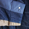 WHITE MOUNTAINEERING ホワイトマウンテニアリング 17884-0003 リーバイス LEVIS made&crafted M65 JKT パッチワーク デニム ジャケット インディゴブルー系 XL【美品】【中古】
