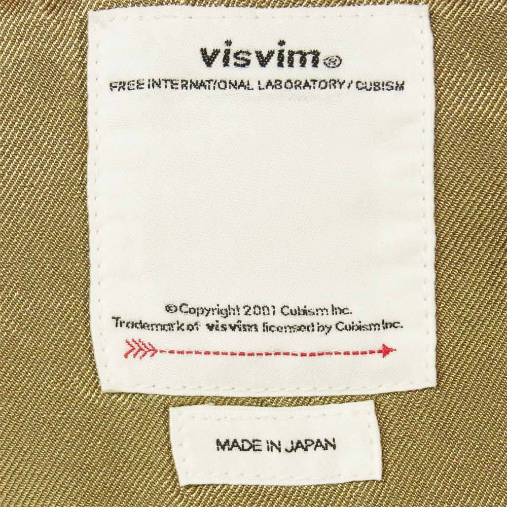 VISVIM ビズビム 20AW 0120205013020 VARSITY SB JKT ヴァーシティ バックプリント ジャケット ベージュ系 5【新古品】【未使用】【中古】