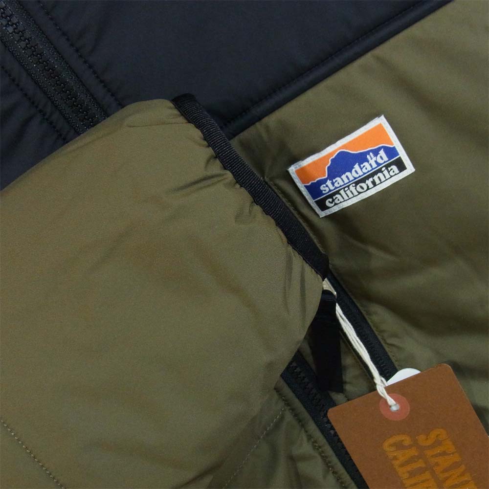 STANDARD CALIFORNIA スタンダードカリフォルニア 20AW SD Stretch Reversible Puff Park ストレッチ リバーシブル パフ パーカ オリーブ×ライトブラウン系 M【新古品】【未使用】【中古】