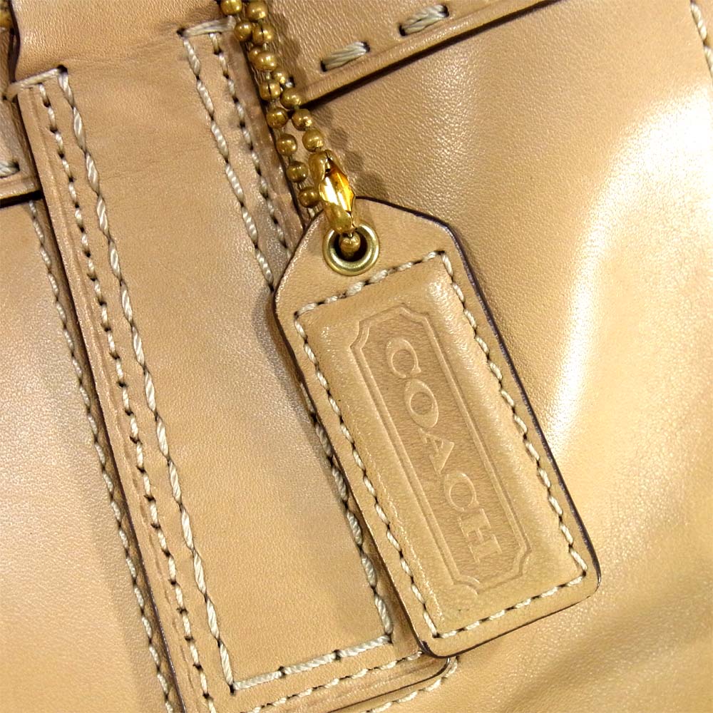 COACH コーチ F11540 ハンプトンズレザー サッチェル ハンド バッグ