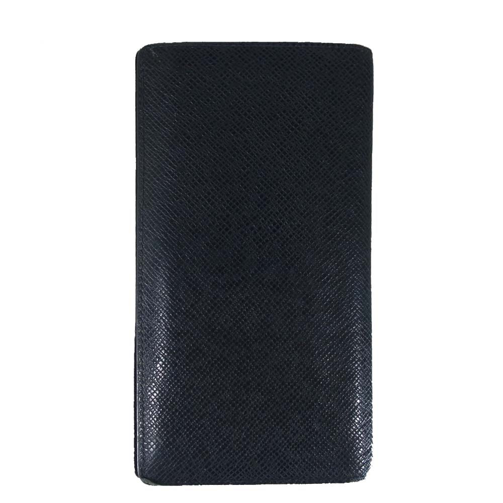 LOUIS VUITTON ルイ・ヴィトン M32668 タイガ ポルトフォイユ ロン グリズリ カードケース ダークネイビー系【中古】