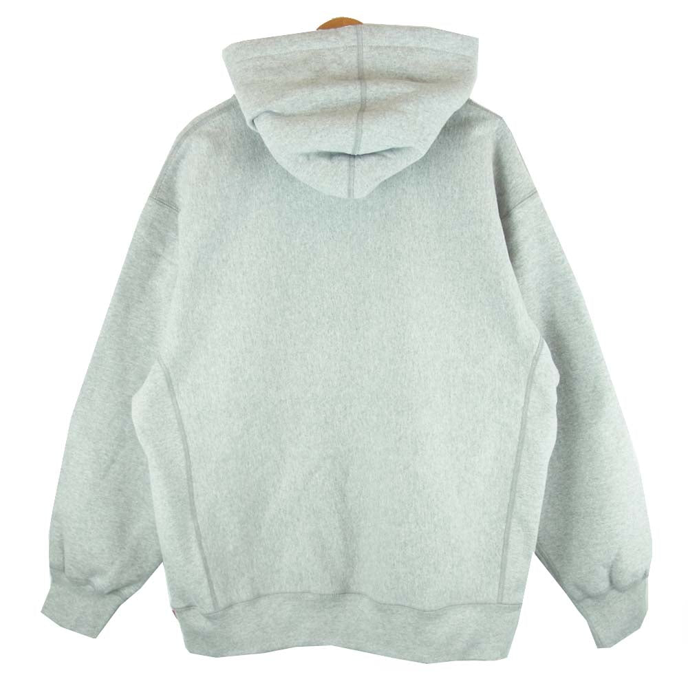 Supreme シュプリーム 20AW Cross Box Logo Hooded Sweatshirt クロス ボックス ロゴ パーカ グレー系 L【極上美品】【中古】