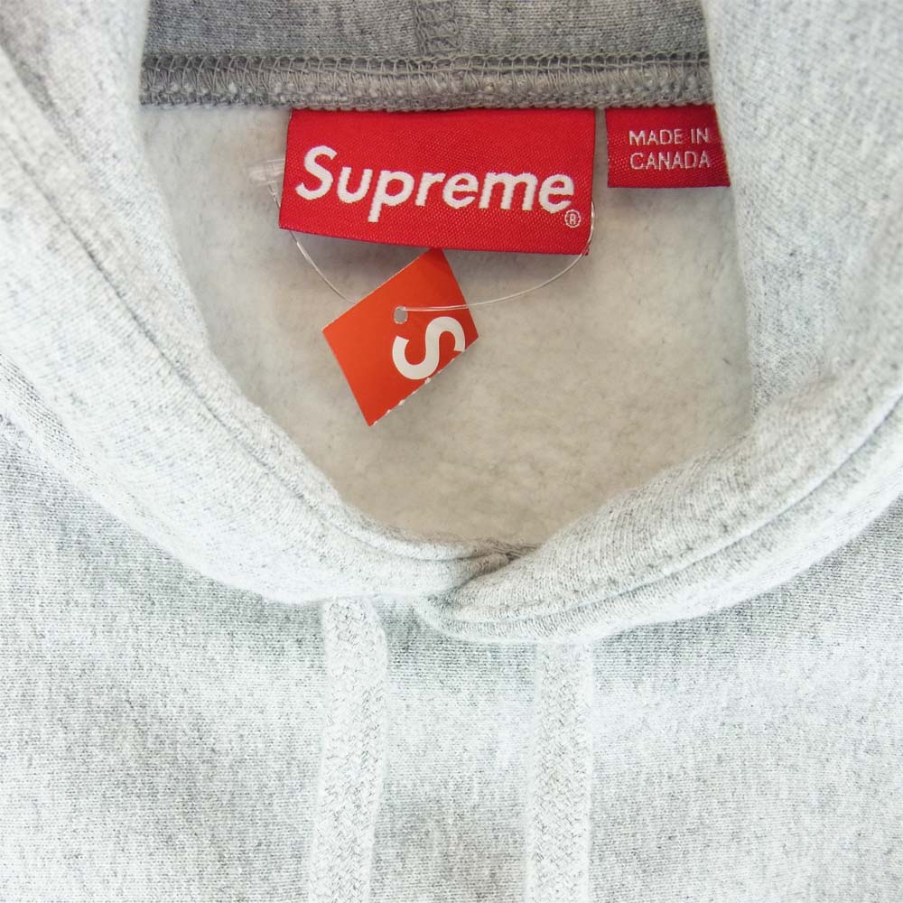 Supreme シュプリーム 20AW Cross Box Logo Hooded Sweatshirt クロス ボックス ロゴ パーカ グレー系 L【極上美品】【中古】