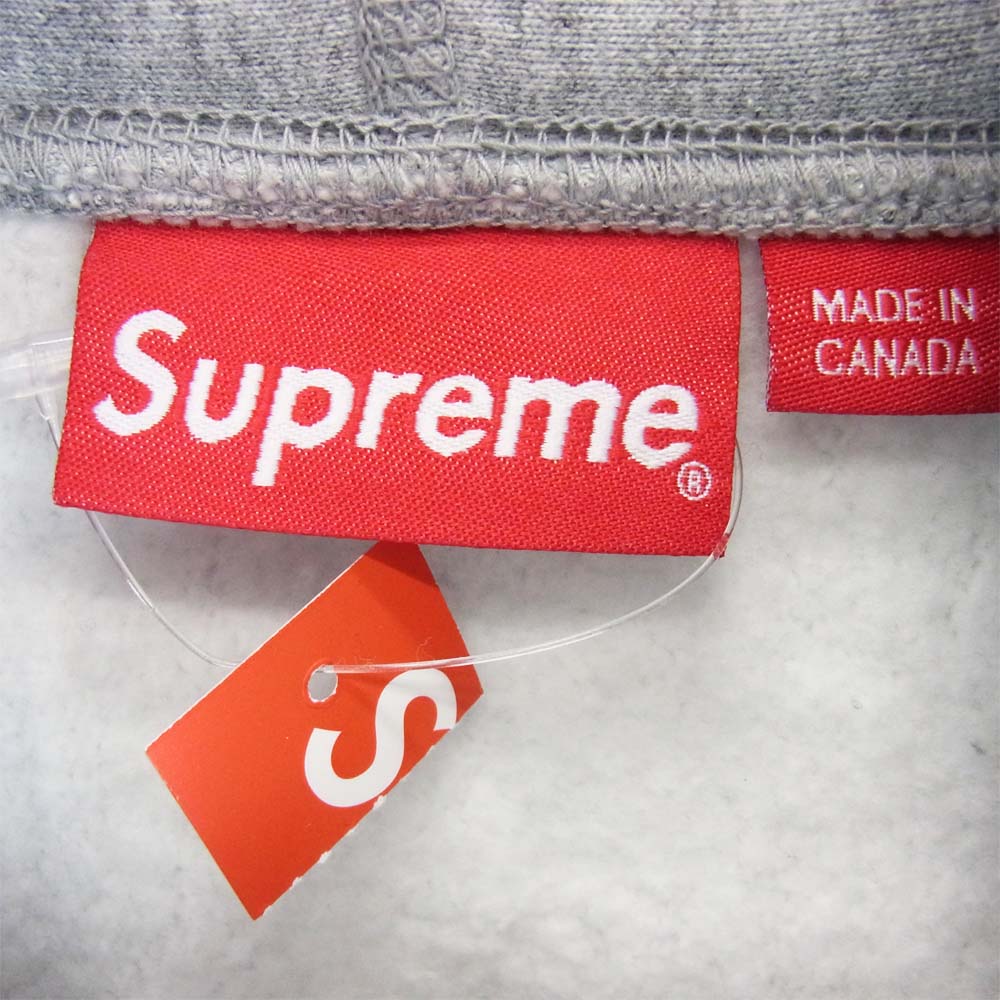 Supreme シュプリーム 20AW Cross Box Logo Hooded Sweatshirt クロス ボックス ロゴ パーカ グレー系 L【極上美品】【中古】