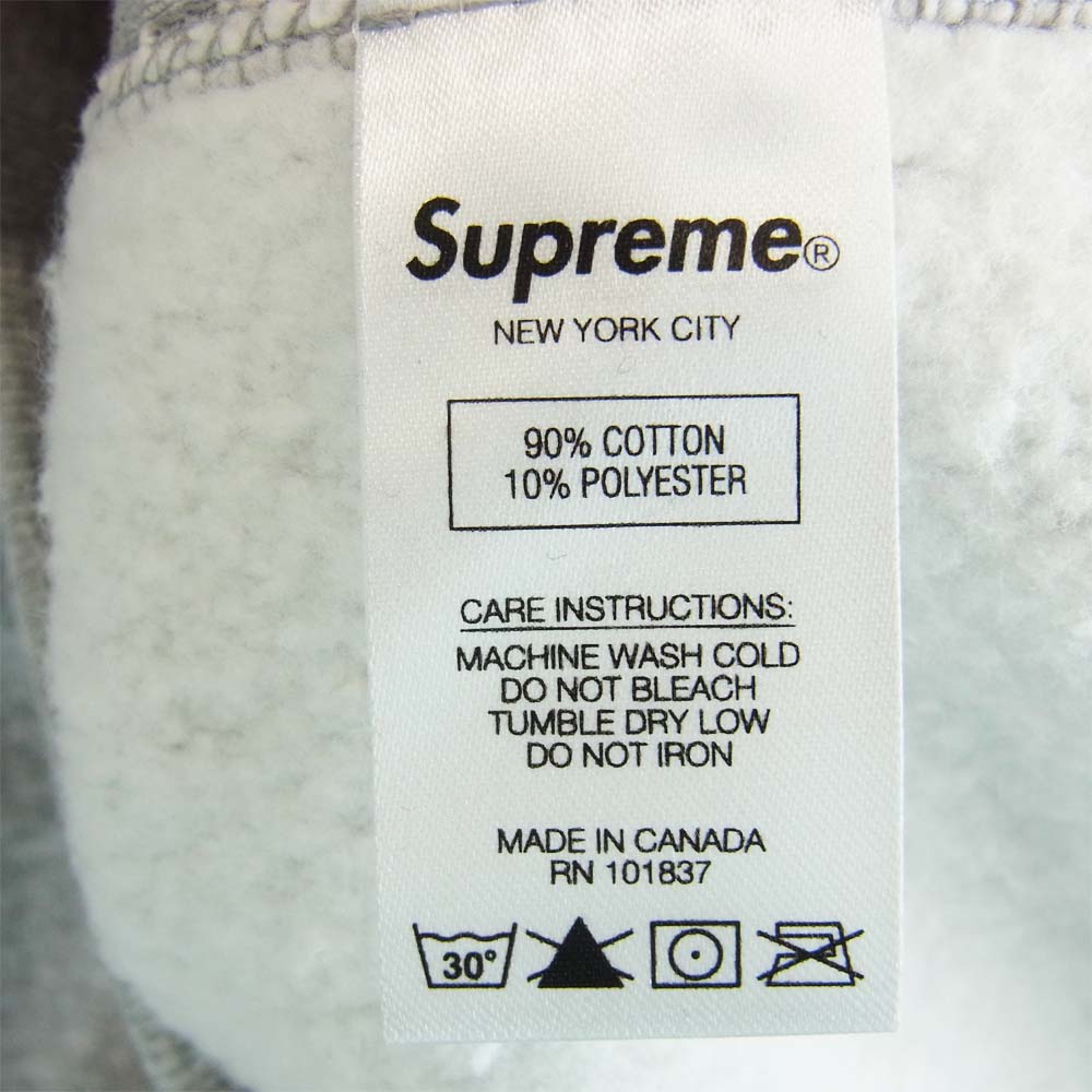 Supreme シュプリーム 20AW Cross Box Logo Hooded Sweatshirt クロス ボックス ロゴ パーカ グレー系 L【極上美品】【中古】